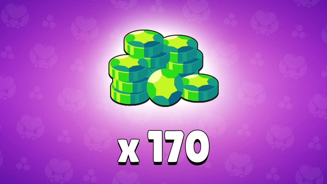 Сколько стоит 170 гемов brawl stars