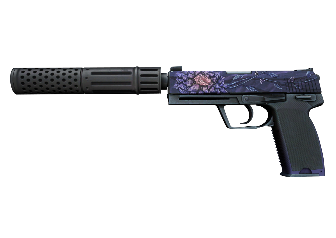 Usp s battle scarred. USP-S черный Лотус. ЮСП Блэк Лотус. ЮСП черный Лотос. КС го скин Лотос на ЮСП\.