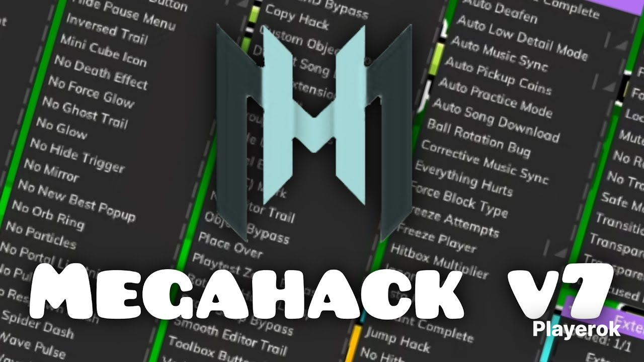 Megahack geometry dash. Мега хак. MEGAHACK v7. GD Mega Hack v7. Мега хак читы ГД.