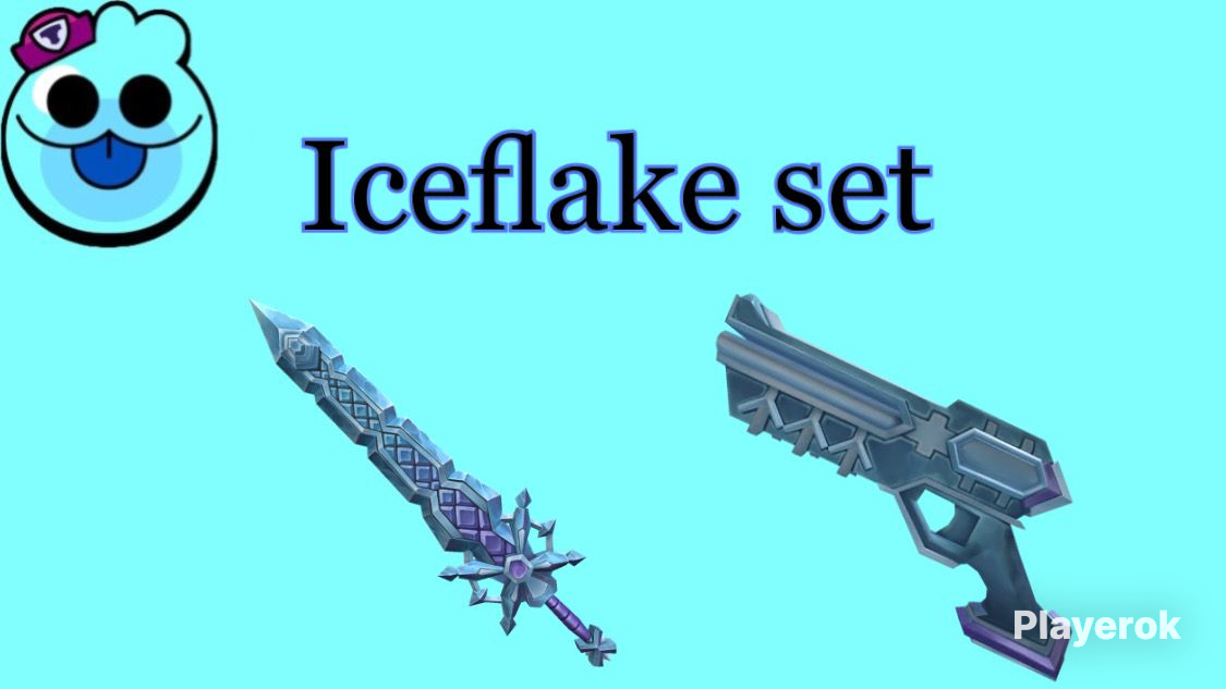 Iceflake Set MM2, Murder Mystery 2, Roblox MM2